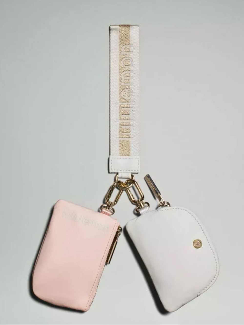 NWT Lululemon Dual Pouch Wristlet Wallet Set